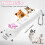 Interactive Laser Pointer ,Cat Toys for Indoor Cats Interactive,Rechargeable Cat Teaser Wand Toy 4