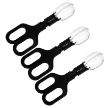 Plastic Hamster Poop Scooper 3-Piece Set Multi-Use Waste Picker For Guinea Pigs Lightweight Scissors Design Durable