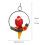 delicate simulation parrot window garden decoration fake bird model 2