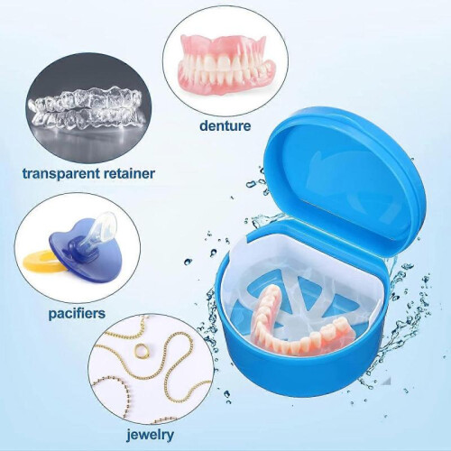 Plastic Dental Denture Mouthguards Storage Container Case Box Orthodontic 2