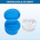 Plastic Dental Denture Mouthguards Storage Container Case Box Orthodontic 5