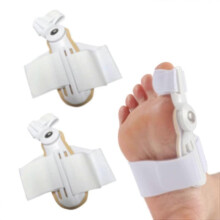 2pcs Orthopedic Toe Bunion Corrector Straightener Splint Support Flexible Straps, Orthotics Big Toe Corrector