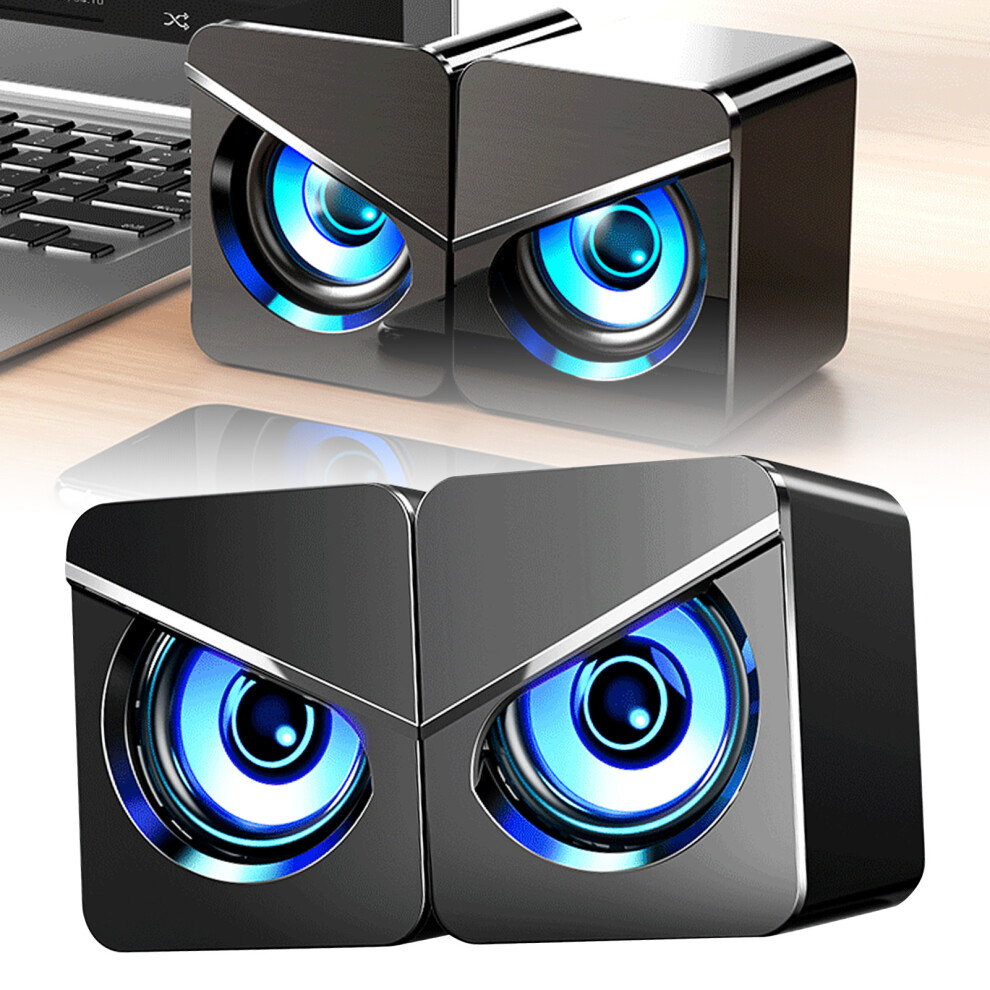 Desktop Computer Speaker 4D Stereo Usb Wired Abs Stylish Strong Bass 6951351053327