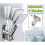Suction Cup Shower Holder Great Adsorption, 5 Modes Adjustable Angle, Wall Mounted Hand Shower Holder 2