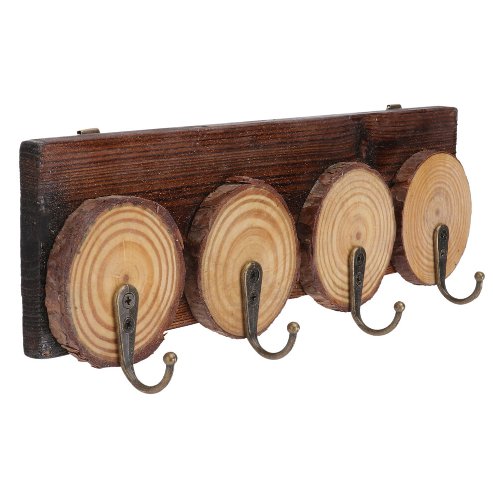 Drewniany Wieszak śCienny Na PłAszcze I Klucze, 1 Szt.-image