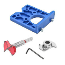 35mm Hinge Hole Clamp Drill Guide Locator Set Hole Opener Door Cabinet Accessories Tool