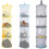 Kids Storage Net 3 Pcs Hanging Drying Net Foldable Mesh Basket Storage for Plush 6