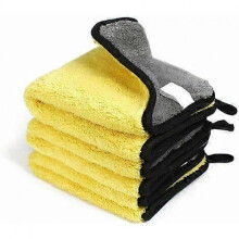 Pack of 3 Microfiber Car Cloths Super Absorbent Microfiber Towels - Quick Dry and Reusable for Cleaning, Car Polishing, or Home Use