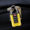 Luggage Locks - Combination Padlocks, Travel Suitcase Cable Lock, Customizable 4-Digit Code, Stainless Steel Cable, Yellow 3