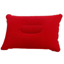 Inflatable Pillow PVC Nylon Camping Pillow Stretcher Backrest Bed Travel Support Head Pillow Folding Backpacking Tian Lan