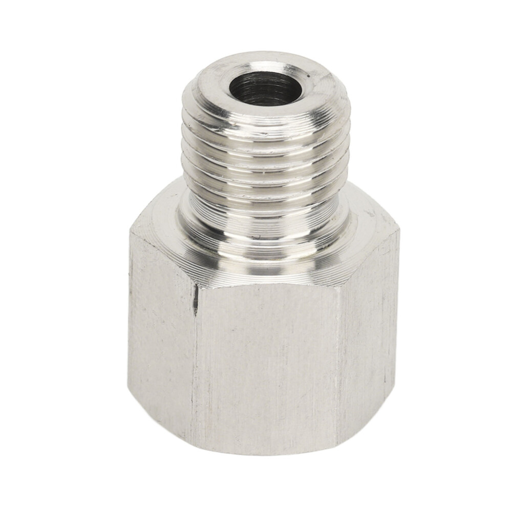 Stainless Steel Pressure Gauge Adapter 1/8In Npt To M10x1.0 Leakproof 6951351054768