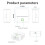 Mini Thermal Sticker Printer, 57x26mm, White, Portable & Wireless 13