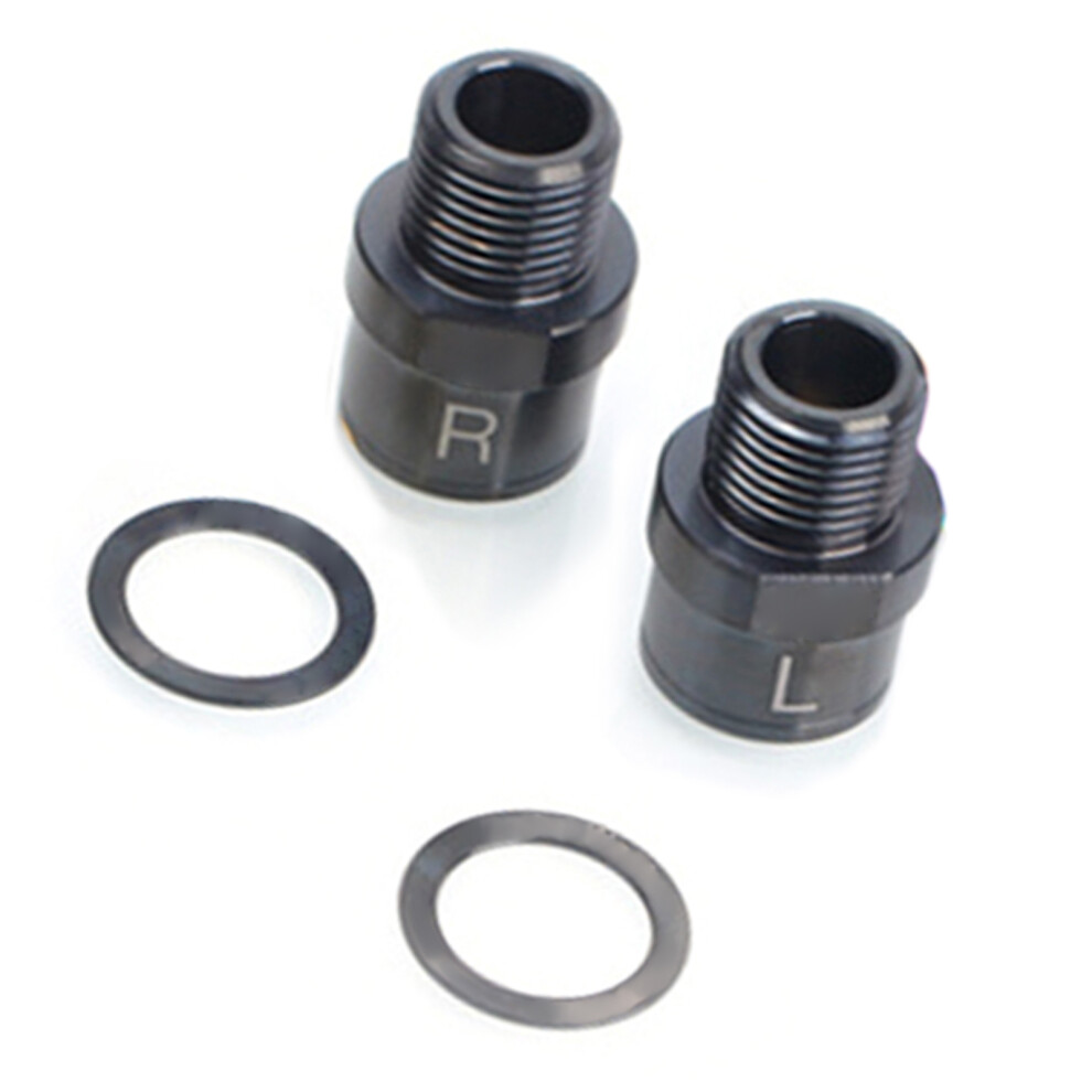 Bike Pedal Extenders 16mm/20mm Aluminum, Black/Gold/Colorful-image-OPC-PKM766K-NEW