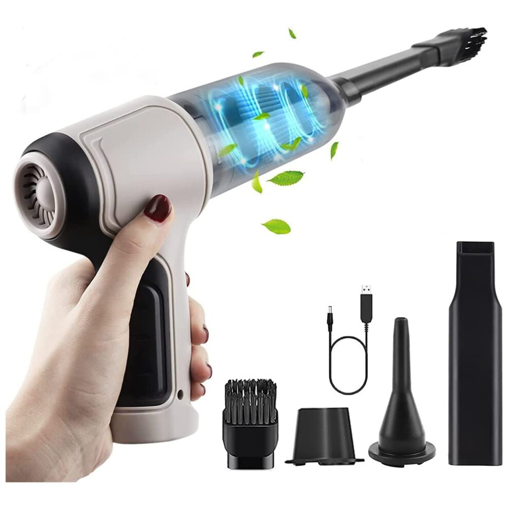 Computer Vacuum Portable Handheld Air Blower Dust Collector Usb Rechargeable Car Vacuum Cleaner With Cyclonic Suction 9393856813810