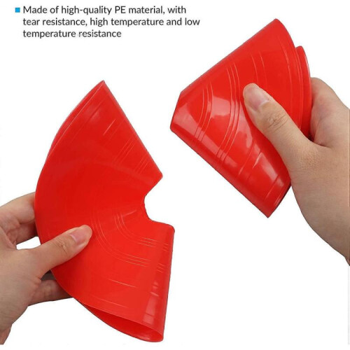 15 Pcs Cone Marker Discs, Multipurpose Training Space Obstacle Marker Cones for Soccer 2