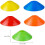15 Pcs Cone Marker Discs, Multipurpose Training Space Obstacle Marker Cones for Soccer 10