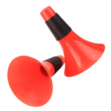 Marker Cones 2 Pack Durable Windproof Obstacle Cones With Flat Base For Outdoor Soccer Football Baseball Track Training