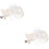 2Pcs Clear Bell Shaped Acrylic Decorative Ornaments for Xmas Tree 8