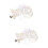 2Pcs Clear Bell Shaped Acrylic Decorative Ornaments for Xmas Tree 9