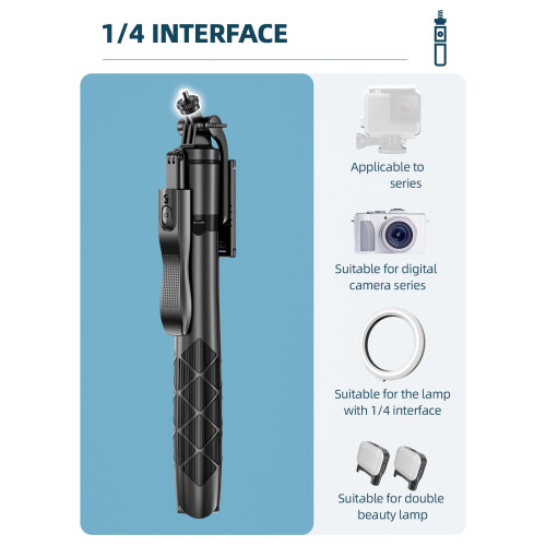 60-Zoll-Multifunktions-Selfie-Stick, Tischstativ 2