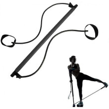 Fitness Yoga Pilates Stick Pilates Stick Multifunctional Adjustable Home Fitness Stick with Foot Ring