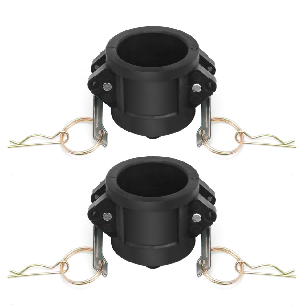 Camlock Dust Cap Fittings 2 Pack 1 Inch Polypropylene 9393856814770