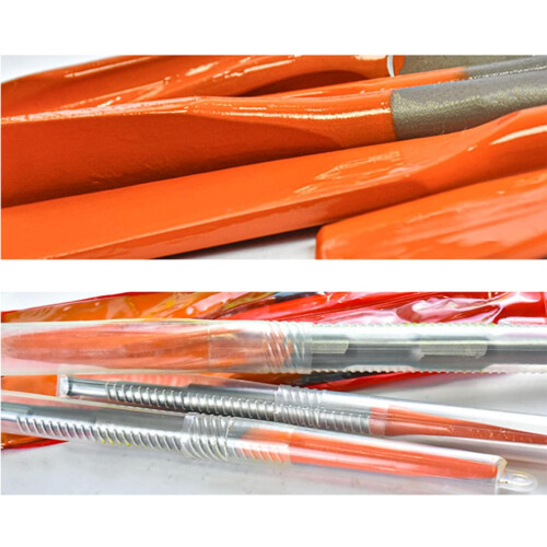 Electric Hammer Masonry Chisel Set Type A Spring Steel Flat Point Grooved Tile Cement Concrete Brick Stone Drill Bit 2