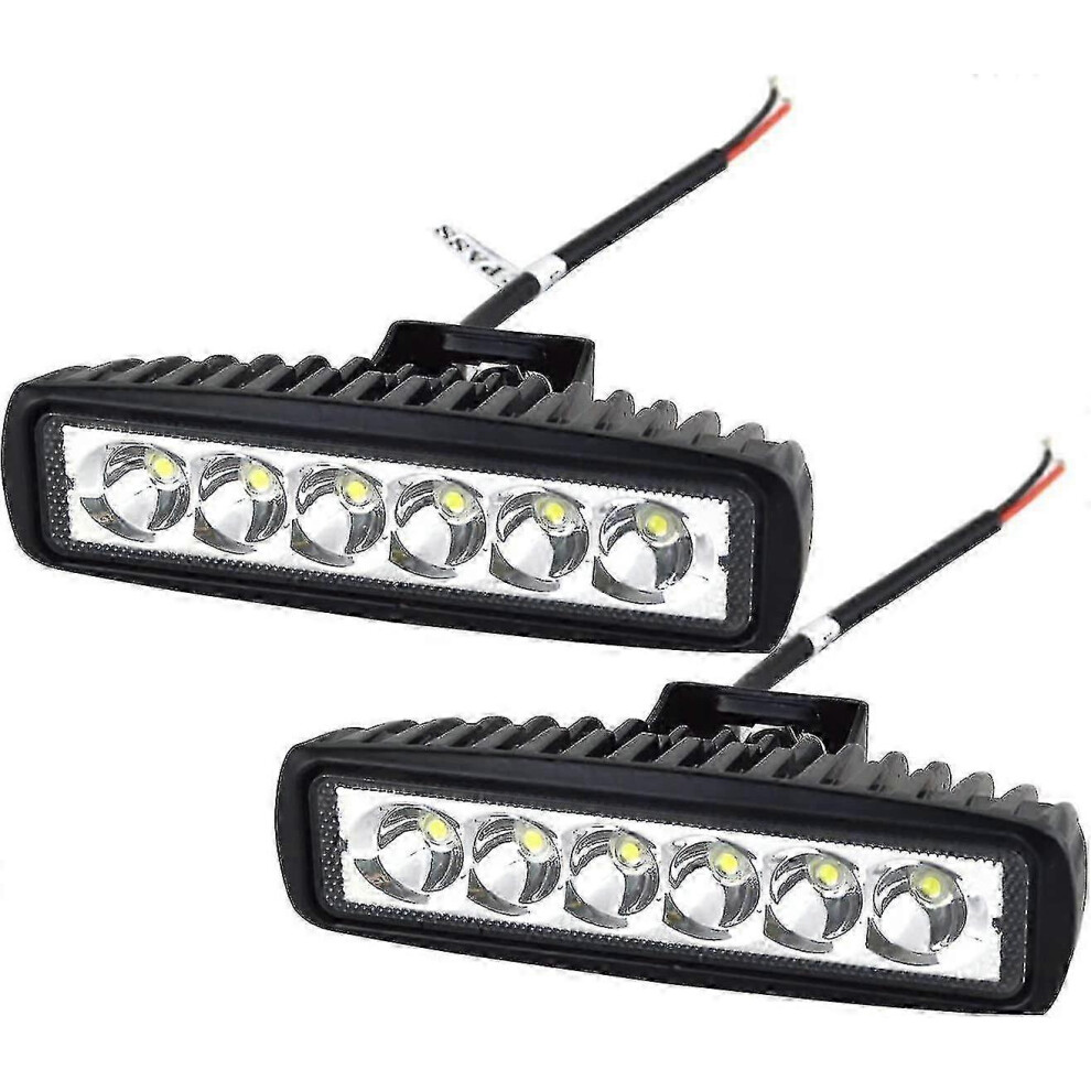 12V 18W 15Cm Led Bar, Ip67 Waterproof Led Spot, Fog S For Car, Motorcycle, 4X4, Truck, Tractor, Suv, Boat Light