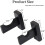 Baseball Bat Display Wall Mount, Softball Bat Rack for Horizontal Display, Solid Wood with Soft Felt and Hidden Screws 4
