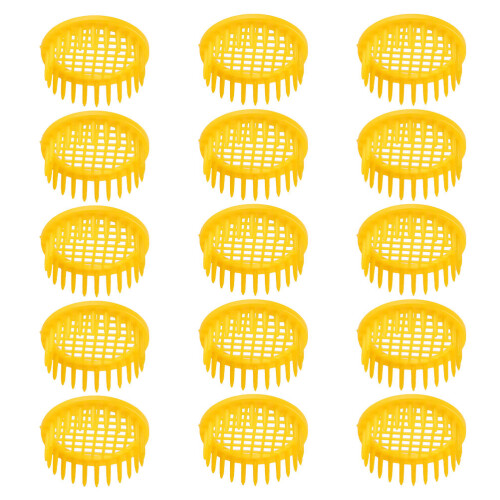 75 pcs plastic bee queen cages for isolation, beekeeping, round