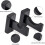 Baseball Bat Display Wall Mount, Softball Bat Rack for Horizontal Display, Solid Wood with Soft Felt and Hidden Screws 6
