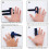 4 Pack Finger Splint Finger Straightener Finger Support Finger Stabilizer for Broken, Sprained 6