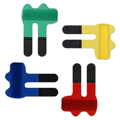 4 Pack Finger Splint Finger Straightener Finger Support Finger Stabilizer for Broken, Sprained 2