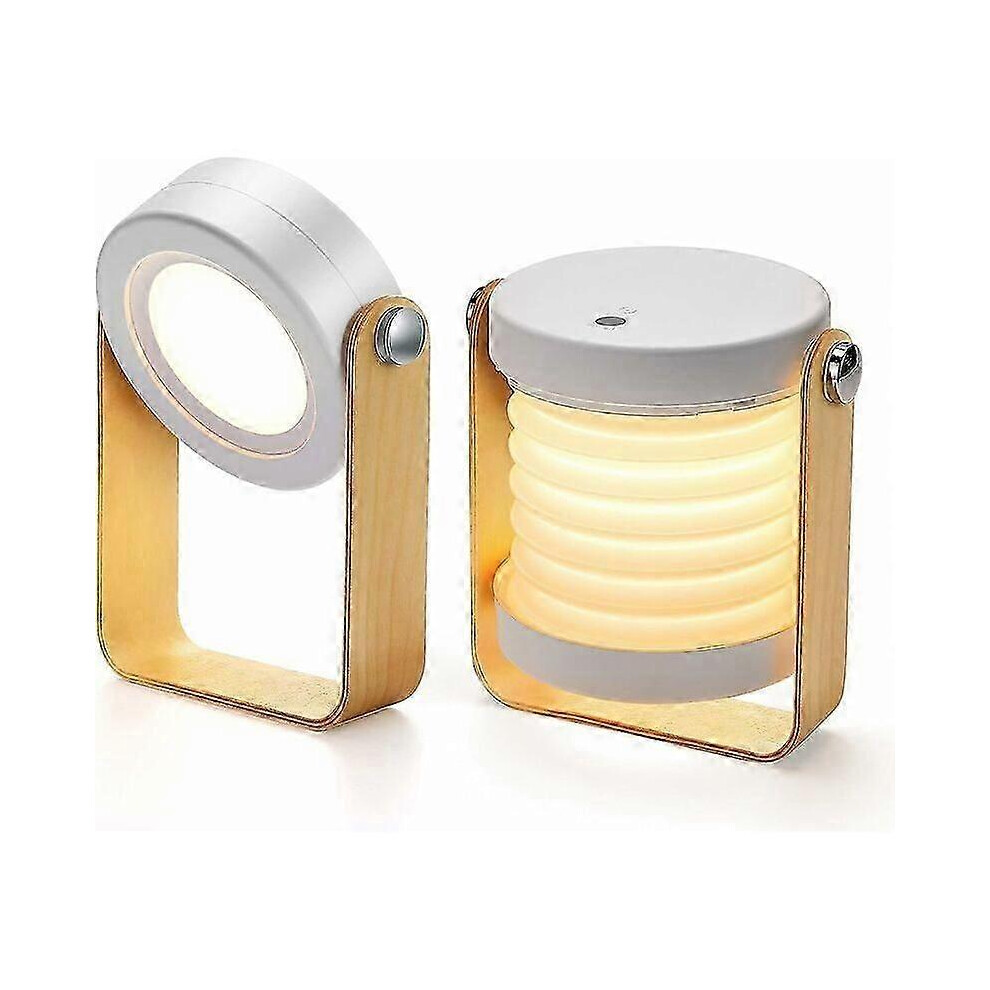 Dimmable Touch Bedside Lamp, Portable Bedside Lamp With Safety Night Light/White