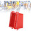 Lockout Tagout Lock Box With 6 Inside Hooks 2 Outside Hooks 8 Latches Key Slot PC Panel Wall Mounted Front Panel 4