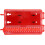 Lockout Tagout Lock Box With 6 Inside Hooks 2 Outside Hooks 8 Latches Key Slot PC Panel Wall Mounted Front Panel 5