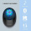 LED Ocean Wave Simulation Bedside Lamp with Remote Control, Timer and Bluetooth Speaker, 8 Colors Decorative Touch Night Light 3