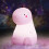Silicone Dinosaur Night Light for Kids, Color Changing, Pink 1