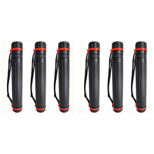 Poster Tube Telescoping 6-Pack Expandable 28.75-Inch Art Tube For Posters, Documents, Blueprints