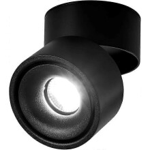 10W LED ceiling spotlights, adjustable lamp angle, 10 x 10 x 10 cm (black - 6000K)