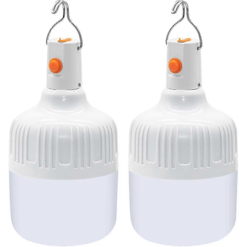 Pack Portable Camping Lanterns With Usb Rechargeable Batteries, 500 Lumens, Super Bright, For Camping, Tent, Patio, Garden, Bbq Light