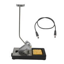 Soldering Iron Stand Base Holder For Soldering Irons, Heat-Resistant Steel, Professional Use, Includes Accessories
