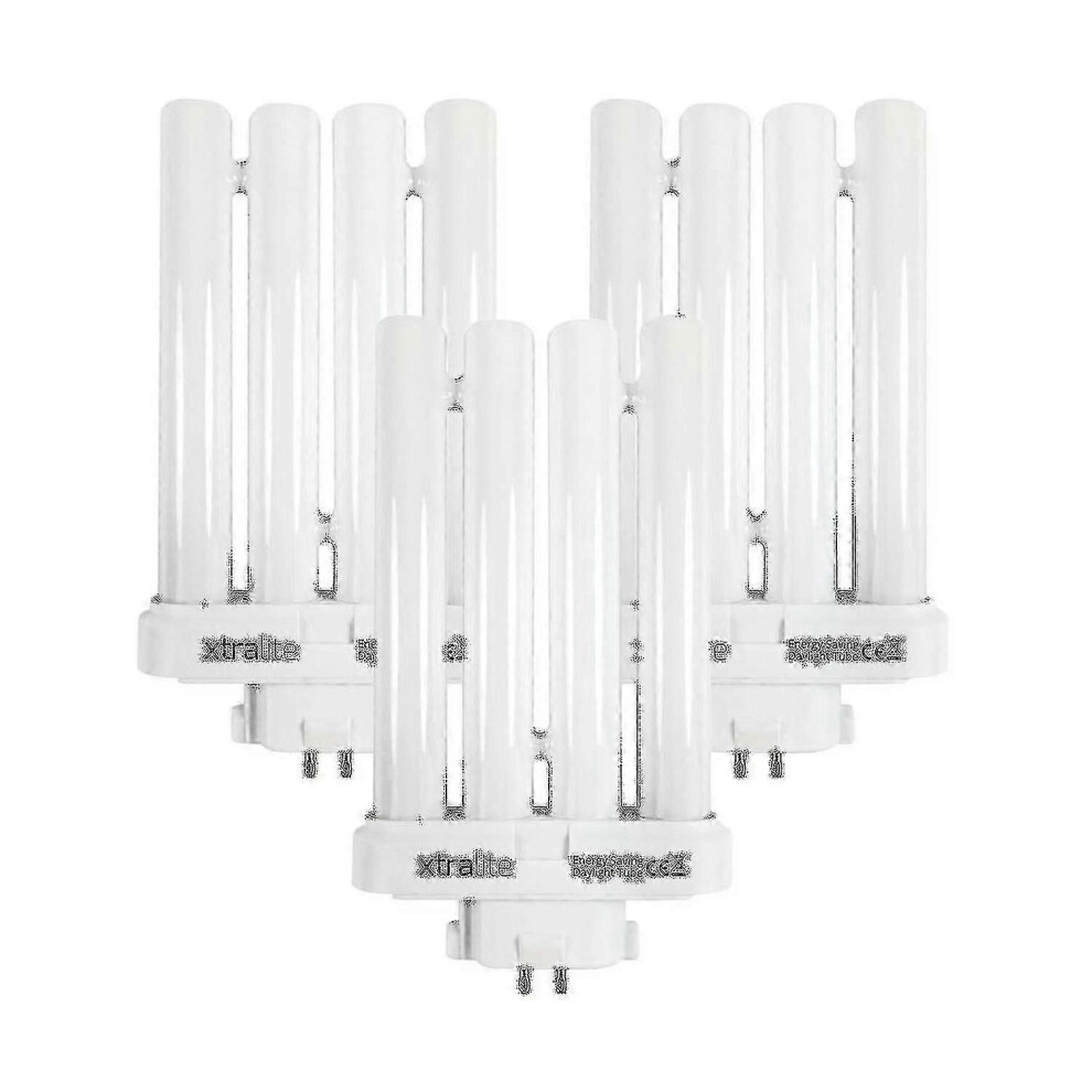 Xtralite 27W Replacement Bulb for High Vision Reading Lamps, 4-Pin Gx10q-4 Quad Tube (6500K)