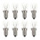 Pack of 8 25W E14 microwave oven light bulbs 1