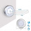 (6 pieces - white) Set of 3/6 motion sensor lights. Closet light. LED sensor lighting. Battery operated. 2