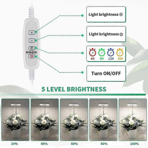 6000K White Full Spectrum LED Grow Light for Plants 2