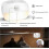 Set of 4 sports lights with automatic on/off and light sensor 2