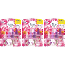 6 x 20ml Febreze 3Volution Plug in refill - Peony & Cedar
