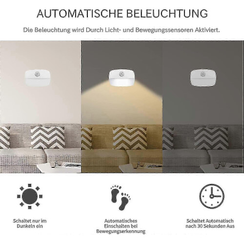 Set of 4 sports lights with automatic on/off and light sensor 2