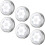 (6 pieces - white) Set of 3/6 motion sensor lights. Closet light. LED sensor lighting. Battery operated. 1